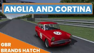 Ford Anglia Super & Lotus Cortina @ Brands Hatch - GT Legends Online