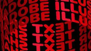 #1 Warp text to 3d shape in adobe illustrator | Convert text to 3d shape and map art in illustrator