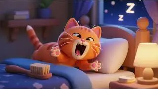 Brushy Forest Adventure 🌲🧡🐱 | Orange Cat Cleaning Song for Kids