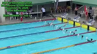 Dani Usman - 100m Backstroke - ISM Fall Swim Meet 2025