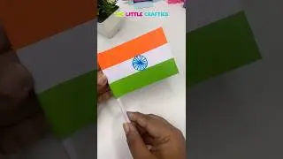 How to Make Indian Flag 🇮🇳 #shorts #india #diy #flag