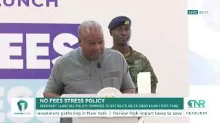President Unveils &lsquo;No Fees Stress&rsquo; Policy, Vows to Restructure Student Loan Fund