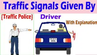 All Traffic Hand Signal Given By Drivers Or traffic Police