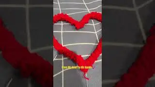 Best DIY Valentine&rsquo;s Day Gift Idea ❤️ Handmade Love Bouquet with Lights | Crochet  27/1/2026 #shorts