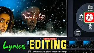 lyrics Video Editing With Kinemaster | Kinemaster Tutorial Malayalam 2021| Sadiqtalks
