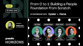 From 0 to 1: Building a People Foundation from Scratch