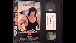 Opening & Closing to Rambo III 1988 VHS