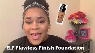 ELF COSMETICS FLAWLESS FINISH FOUNDATION REVIEW + WEAR TEST| SEAN SHEREE