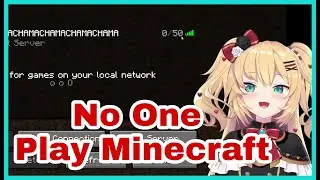 Haachama Rage Because No One Play Minecraft Anymore | Minecraft [Hololive/Eng Sub]