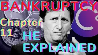 Celsius Network CEO Alex Mashinsky&rsquo;s explanation of the meaning of Chapter 11 Bankruptcy