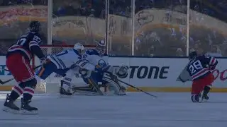 Carey scores past Lehner after screaming for puck