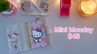 Mini Mondays ✨| $45 | Bad News 💔 | #cashstuffing #cashenvelopes #cashbudgeting #savings 