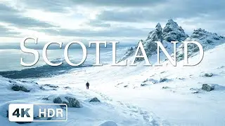Winter in Scotland 4K ❄️ Majestic Highlands, Serene Nature & Calming Piano Music