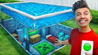 I Built a Secret Minecraft Room In Real Life!