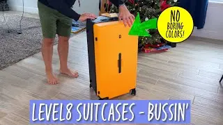 Жесткий чемодан LEVEL8 Voyageur Collection 30 дюймов, желтый