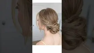Braided Updo 🍫❤️ #hairstyle #hairstylesforgirls #hairstyletutorial #hairs #hairshorts #hairupdo
