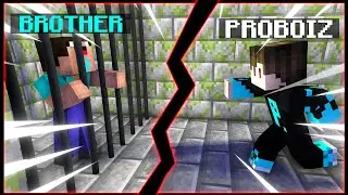 SAVING MY YOUNGER BROTHER IN MINECRAFT