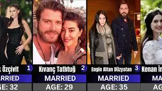 Top 30 Turkish Actors Marriage Status & Age
