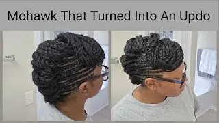 Mohawk Turned Into An Updo