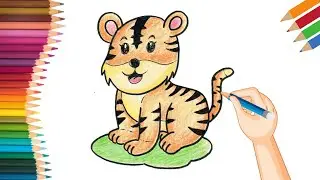 Como desenhar um tigre #adoroserdesenhista #aprendaadesenhar