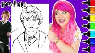 Coloring Ron Weasley Harry Potter Coloring Page | Ohuhu Art Markers