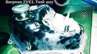 😱Rust of Fuel Tank assy in suzuki Burgman 125 street Bs6 Model - Leakage of petrol @dheenavicky