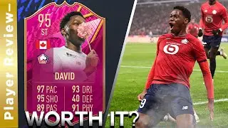 The DYNAMIC PIC😍🔥! 95 FUTTIES SBC Jonathan DAVID Player Review! FIFA 22