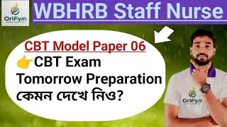 WBHRB Staff Nurse Model Paper 06 @orifym 
