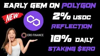 ERO FINANCE - DEFLATIONARY TOKEN ON POLYGON | 2% $USDC REFLECTION | STAKING $ERO 10% DAILY | PRESALE