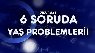 6 SORUDA YAŞ PROBLEMLERİ #yks #kpss #dgs