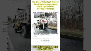 Winter Road Maintenance and Snow Operations #safety Course