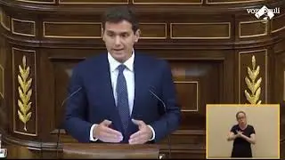 Aquel m&iacute;tico discurso de Albert Rivera contra S&aacute;nchez