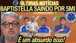 🦊💣BOMBA! CAUAN BAPTISTELLA DO CRUZEIRO SERÁ VENDIDO POR 30,9 MILHÕES! IMPRENSA ESTÁ REVOLTADA!