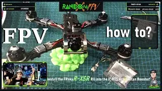 LIVE FPV HOW TO:  Install  the  FRsky R-XSR RX into  Armattan Rooster 6