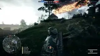 Battlefield 1 Raw Light Flanker Tank Gameplay on The St. Quentin Scar (~20min)