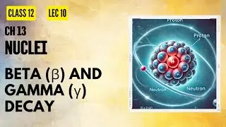 Lect 10 Nuclei : Beta Decay And Gamma Decay | Nuclear Radiation Explained | Alpha, Beta & Gamma