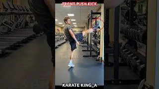 Front Push Kick Secret Technique 🤯#martialarts #shorts #viral #taekwondo #karateking
