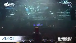 AVICII Live - Tom Hangs ft. Shermanology - Blessed (Avicii Edit) @ Energy The Network 2011