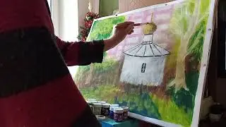 Мой пейзаж Авторская работа.