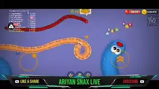 Ariyan Snax Playing WormsZone.io Trolling Noobs#wormszone #wormszoneio #ariyansnax