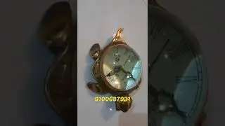 Brass turtle with watch table decore @ wall hanging Dm for order 9100687931