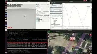 Real-Time Velocity Norm of the Drone Tracking via PlotJuggler during Multi-Waypoint Flight mode