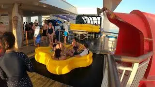 Waterslide Launching platform at Aquaventure water park
