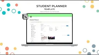 Notion Student Planner Template | University College School Study Planner