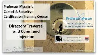Understanding Directory Traversal and Command Injection - CompTIA Security+ SY0-301: 3.5