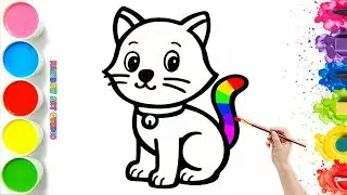 🐱💖 How To Draw a Happy Cat | Easy Step By Step Tutorial #52