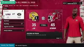 Georgia Dynasty 2028 (Lsu vs Georgia)