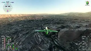 Microsoft Flight Simulator - From Lebanon to Syria  (Nitro_Kill) UHD 4K