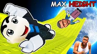 SHINCHAN BUILT THE TALLEST AND FASTEST SLIDE IN ROBLOX | DREAM SQUAD