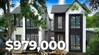 Tour a $979,000 Luxury Infill Under Construction in Calgary's North Glenmore Park!